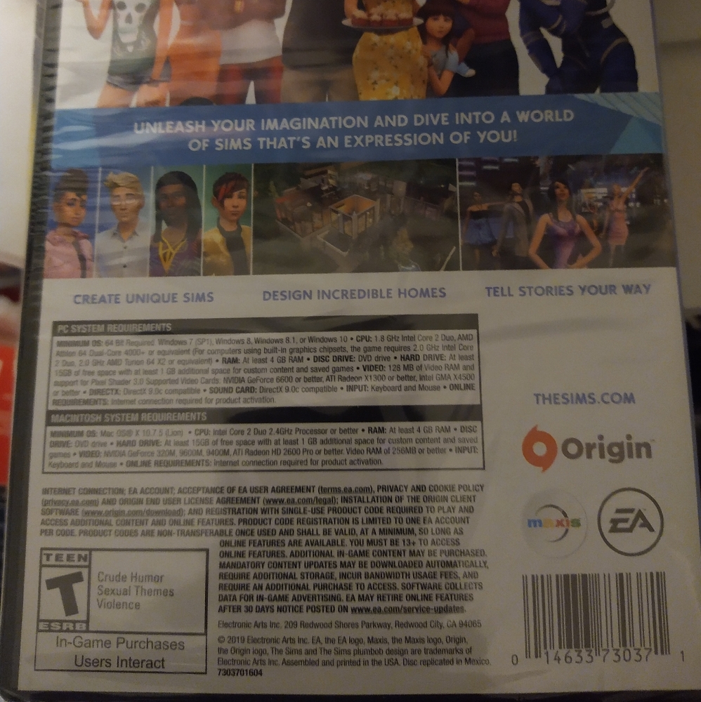 The Sims 4 Computer Game  PC - Picture 8 of 10